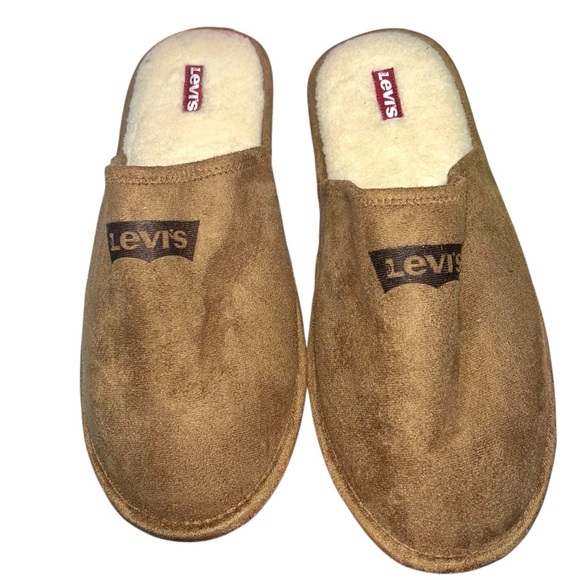Levi's Men's Milton Nordic Microsuede Scuff House Shoe Slippers - Picture 1 of 3